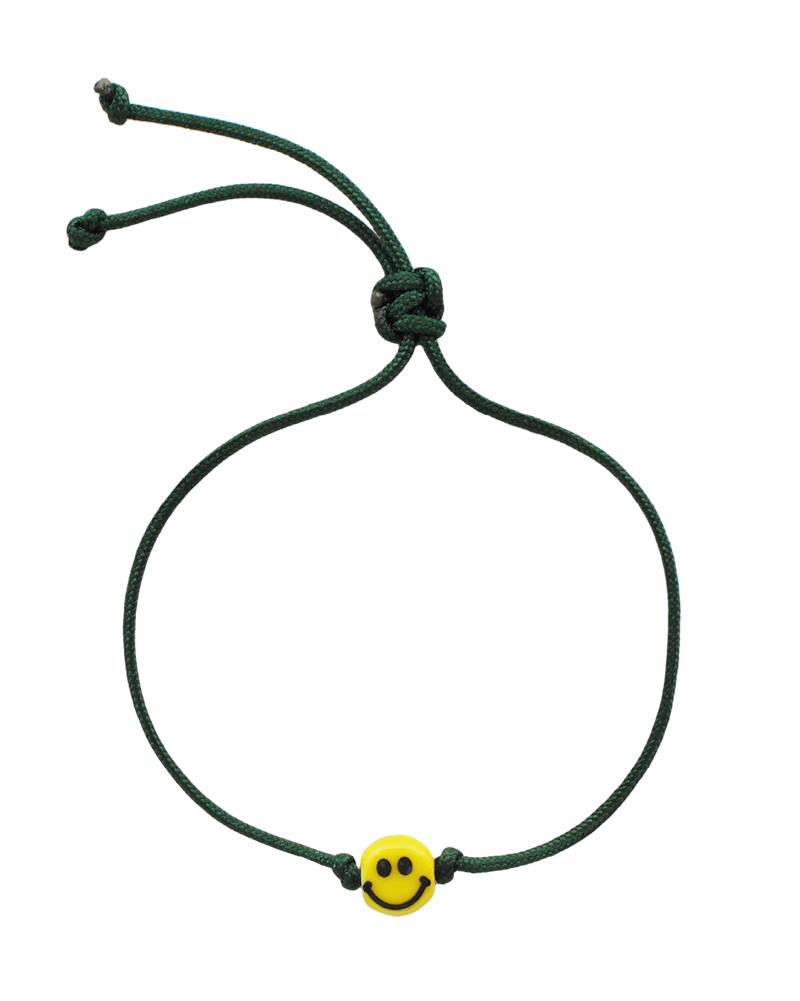 Smiley armbånd, grøn