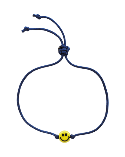 Smiley armbånd, blå