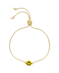 Smiley armbånd, creme
