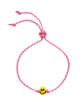 Smiley armbånd, pink