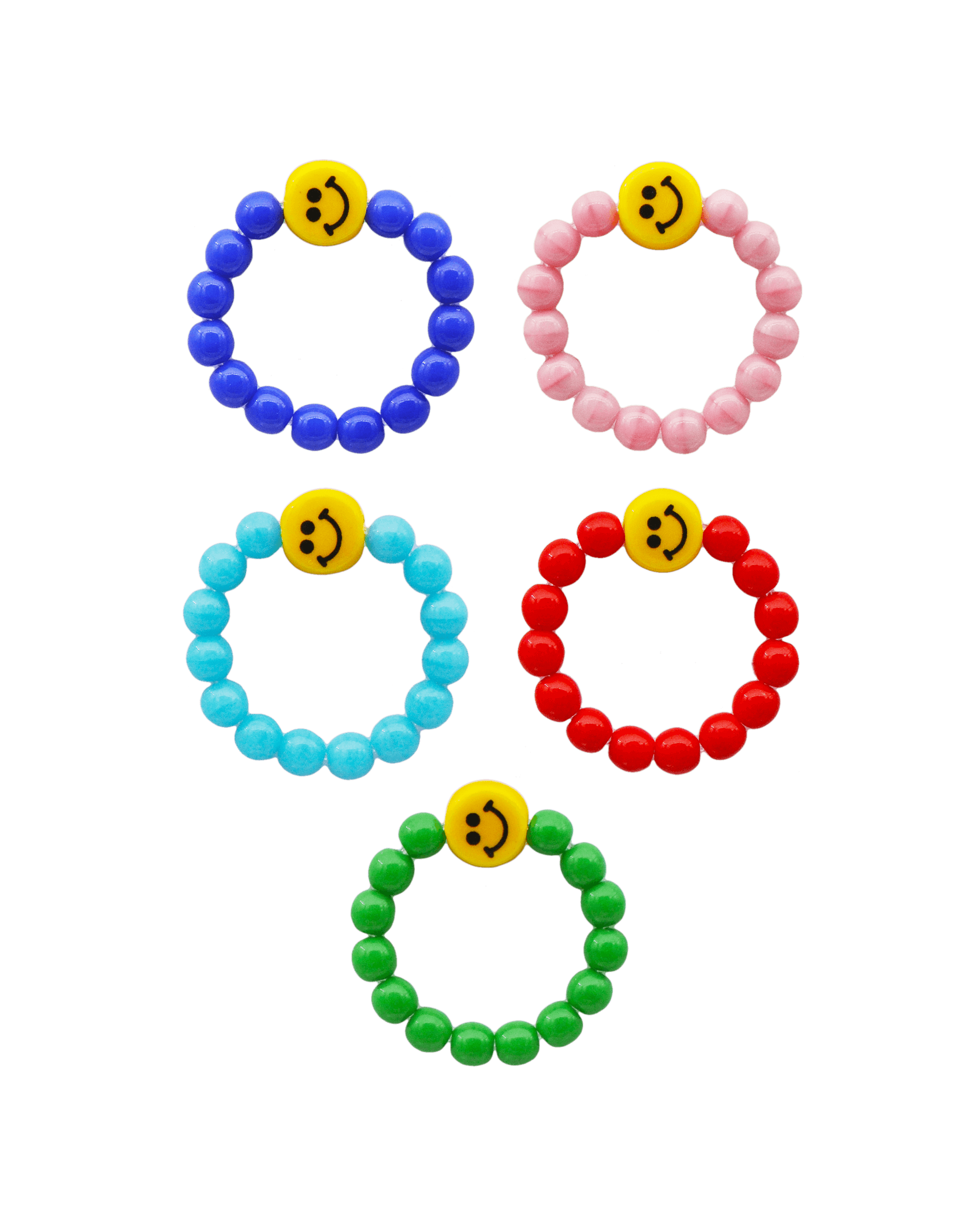Smiley ring, 1 stk.